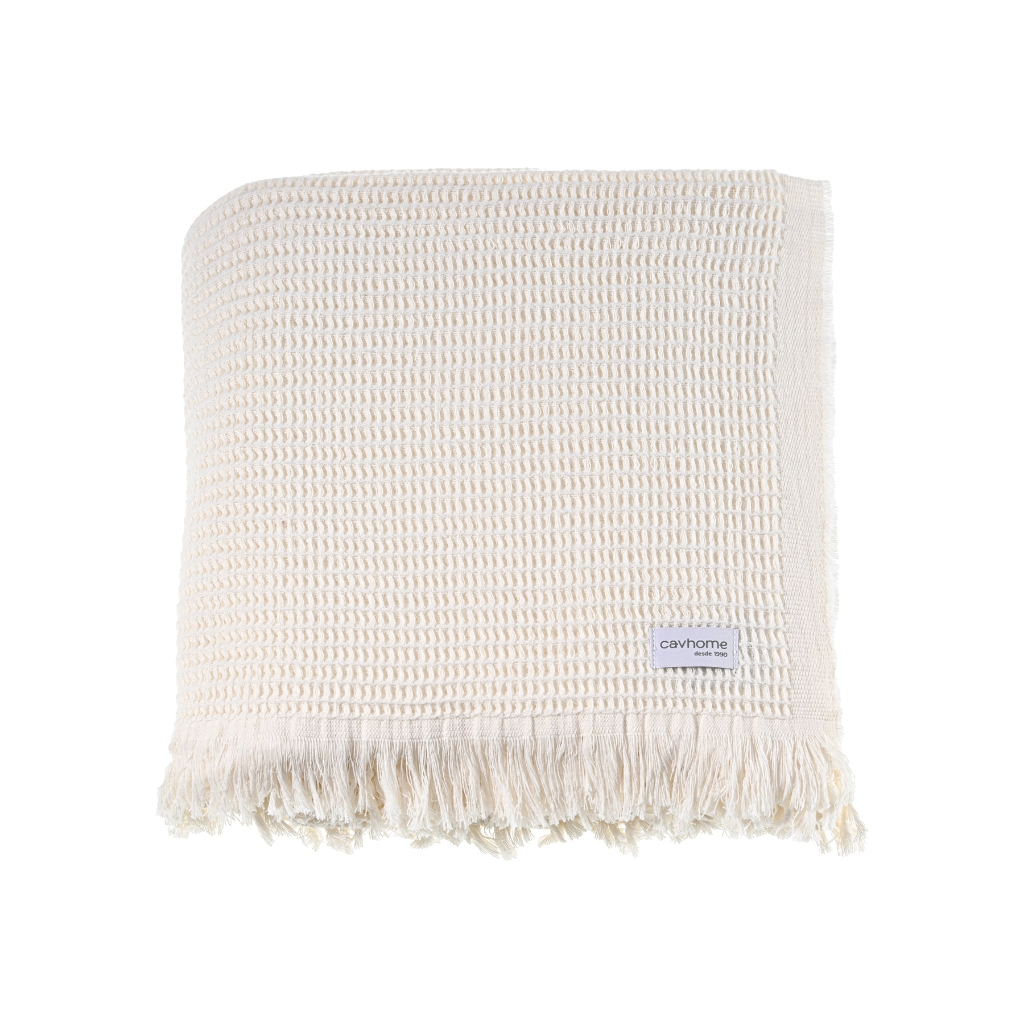 Manta Grande Decorativa 100% Algodão | Manta de Sofá e Peseira Premium 1,50m × 2,00m – OKA®