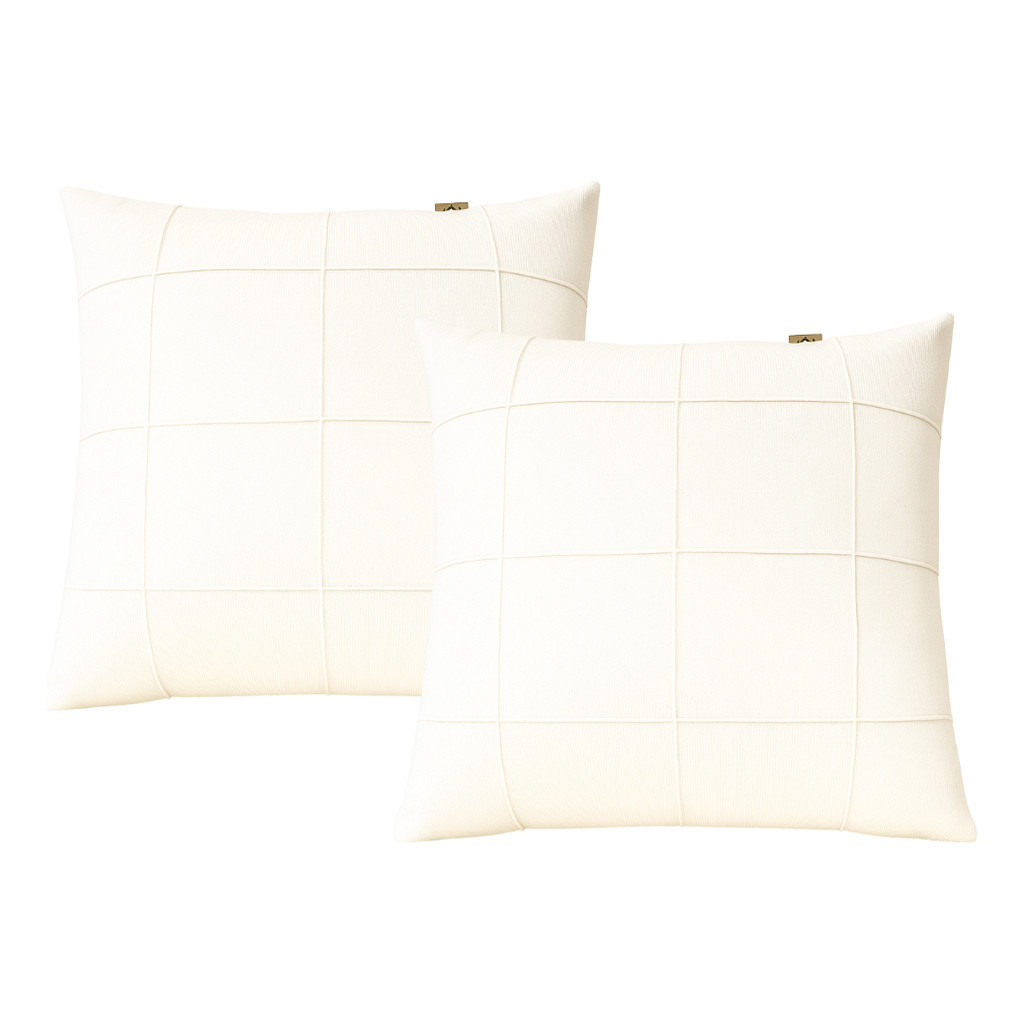 Kit 2 Capas de Almofada Suede Drapeada Premium | Capa Decorativa para Sofá e Quarto 45×45cm – OKA®