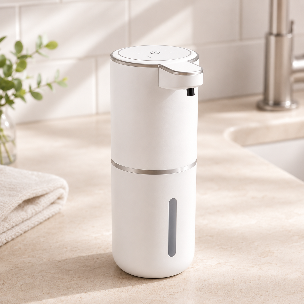 Dispenser Automático de Sabonete em Espuma com Sensor | Banheiro Sem Toque – OKA®