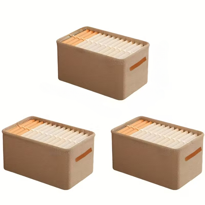 Kit Caixas Organizadoras Empilháveis | Organizador de Closet e Quarto para Roupas e Acessórios – OKA®