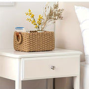 Kit com 3 Cestos de Arrumação Entrançados à Mão | Organizador Decorativo para Casa – OKA®