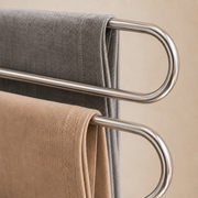 Kit Cabide Organizador Multiuso em Aço 5 Níveis | Suporte para Calças, Jeans e Lenços no Guarda-Roupa – OKA®