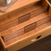 Kit com 4 Organizadores Ajustáveis de Gaveta em Acrílico | Divisórias para Cozinha e Escritório – OKA®
