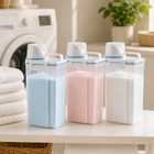 Dispenser Organizador de Lavanderia 2,5L | Pote com Copo Medidor e Vedação Hermética – OKA®