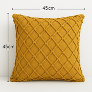 Capa de Almofada Cordão Trançado Artesanal | Decoração Boho Rústica para Sofá e Cama 45×45cm – OKA®