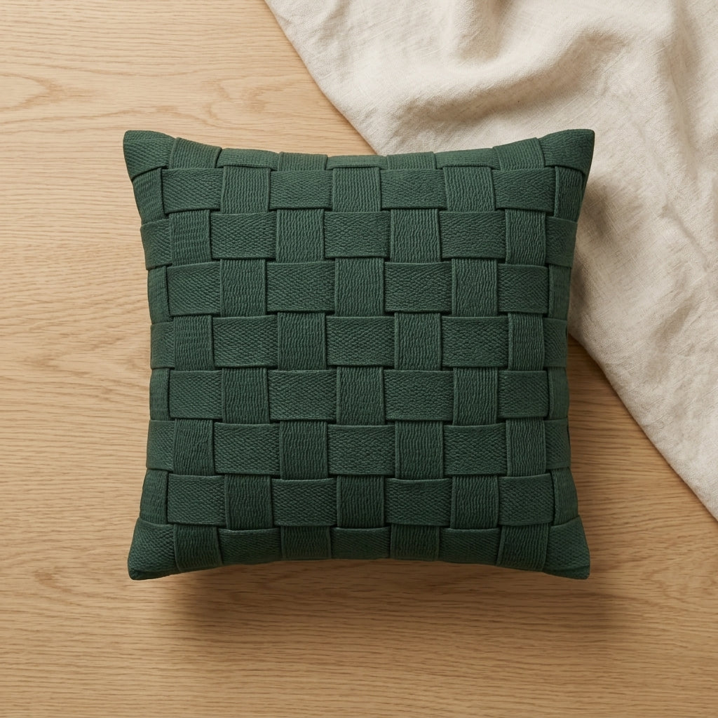 Kit 2 Capas de Almofada Macramê Artesanal | Capa Decorativa Boho para Sofá e Cama 45×45cm – OKA®