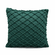 Capa de Almofada Cordão Trançado Artesanal | Decoração Boho Rústica para Sofá e Cama 45×45cm – OKA®