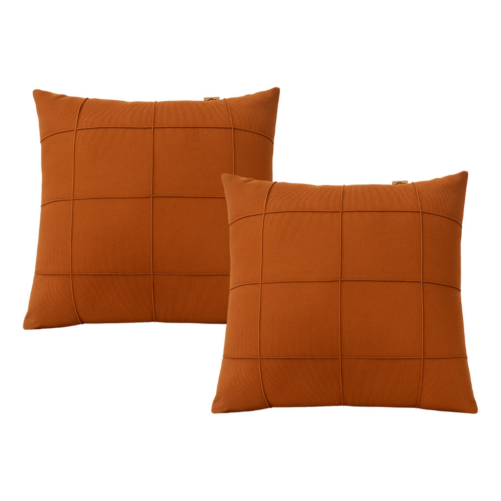 Kit 2 Capas de Almofada Suede Drapeada Premium | Capa Decorativa para Sofá e Quarto 45×45cm – OKA®