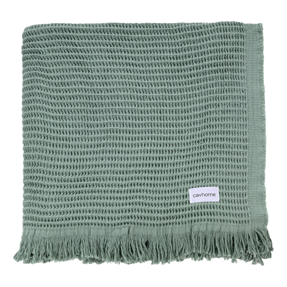Manta Grande Decorativa 100% Algodão | Manta de Sofá e Peseira Premium 1,50m × 2,00m – OKA®