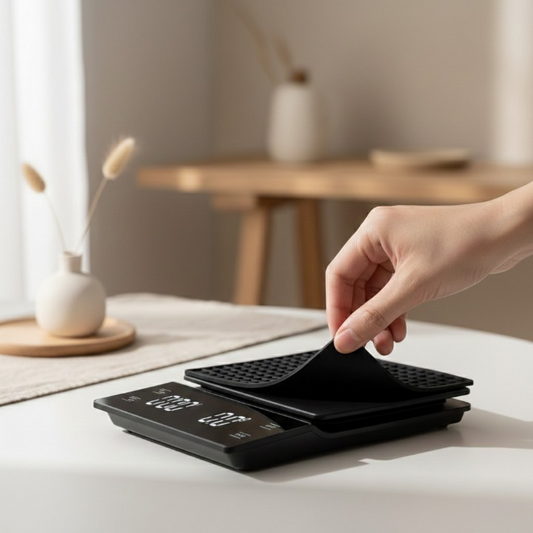 Balança Digital para Café com Temporizador OKA® – Precisão Profissional 0,1g