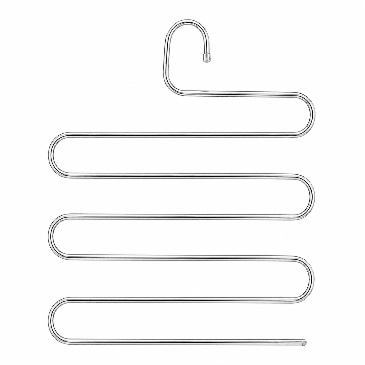 Kit Cabide Organizador Multiuso em Aço 5 Níveis | Suporte para Calças, Jeans e Lenços no Guarda-Roupa – OKA®